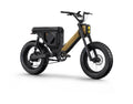 Pawkymo AR20 electric commuter bike in desert yellow and black side view