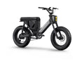 Pawkymo AR20 electric commuter bike in grey and black side view