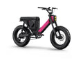 Pawkymo AR20 electric commuter bike in pink and black side view
